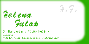 helena fulop business card